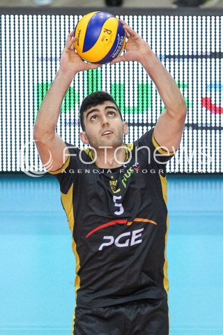  04.02.2018 RZESZOW <br />SIATKOWKA PLUSLIGA 2017/2018 MEN VOLLEYBALL POLAND POLISH PLUS LIGA LEAGUE SEASON 2017/2018 <br />MECZ ASSECO RESOVIA RZESZOW - PGE SKRA BELCHATOW <br />N/Z MARCIN JANUSZ SYLWETKA <br /> 