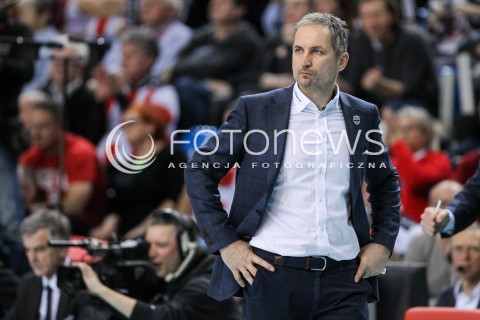  04.02.2018 RZESZOW <br />SIATKOWKA PLUSLIGA 2017/2018 MEN VOLLEYBALL POLAND POLISH PLUS LIGA LEAGUE SEASON 2017/2018 <br />MECZ ASSECO RESOVIA RZESZOW - PGE SKRA BELCHATOW <br />N/Z ANDRZEJ KOWAL - I TRENER ( HEAD COACH ) SYLWETKA <br /> 