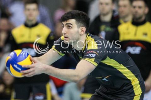  04.02.2018 RZESZOW <br />SIATKOWKA PLUSLIGA 2017/2018 MEN VOLLEYBALL POLAND POLISH PLUS LIGA LEAGUE SEASON 2017/2018 <br />MECZ ASSECO RESOVIA RZESZOW - PGE SKRA BELCHATOW <br />N/Z MARCIN JANUSZ SYLWETKA <br /> 