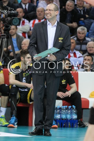  04.02.2018 RZESZOW <br />SIATKOWKA PLUSLIGA 2017/2018 MEN VOLLEYBALL POLAND POLISH PLUS LIGA LEAGUE SEASON 2017/2018 <br />MECZ ASSECO RESOVIA RZESZOW - PGE SKRA BELCHATOW <br />N/Z ROBERTO PIAZZA - I TRENER ( HEAD COACH ) ZLOSC EMOCJE SYLWETKA <br /> 