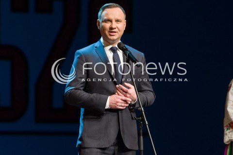  05.02.2018 WARSZAWA TEATR WIELKI<br />UDZIAL PARY PREZYDENCKIEJ W KONCERCIE MAZOWSZE NIEPODLEGLEJ<br />N/Z PREZYDENT RP ANDRZEJ DUDA<br /> 