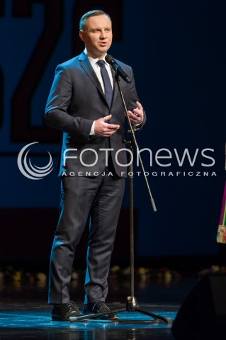  05.02.2018 WARSZAWA TEATR WIELKI<br />UDZIAL PARY PREZYDENCKIEJ W KONCERCIE MAZOWSZE NIEPODLEGLEJ<br />N/Z PREZYDENT RP ANDRZEJ DUDA<br /> 