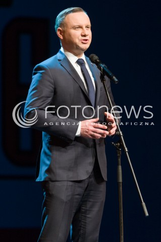  05.02.2018 WARSZAWA TEATR WIELKI<br />UDZIAL PARY PREZYDENCKIEJ W KONCERCIE MAZOWSZE NIEPODLEGLEJ<br />N/Z PREZYDENT RP ANDRZEJ DUDA<br /> 