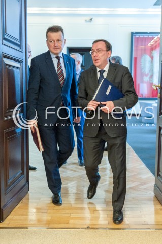  06.02.2018 WARSZAWA<br />POSIEDZENIE RADY MINISTROW<br />N/Z MARIUSZ KAMINSKI MARIUSZ BLASZCZAK<br /> 