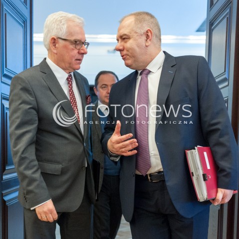  06.02.2018 WARSZAWA<br />POSIEDZENIE RADY MINISTROW<br />N/Z JACEK SASIN JACEK CZAPUTOWICZ KONRAD SZYMANSKI<br /> 