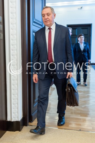  06.02.2018 WARSZAWA<br />POSIEDZENIE RADY MINISTROW<br />N/Z HENRYK KOWALCZYK<br /> 