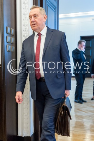  06.02.2018 WARSZAWA<br />POSIEDZENIE RADY MINISTROW<br />N/Z HENRYK KOWALCZYK<br /> 