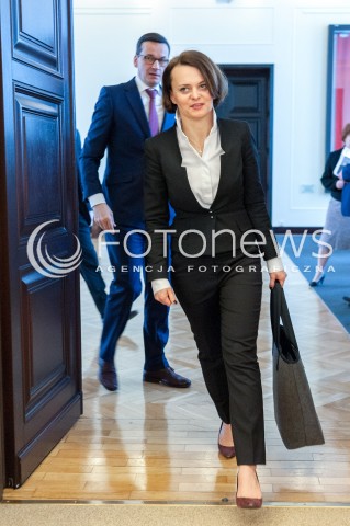  06.02.2018 WARSZAWA<br />POSIEDZENIE RADY MINISTROW<br />N/Z JADWIGA EMILEWICZ MATEUSZ MORAWIECKI<br /> 