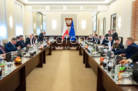  06.02.2018 WARSZAWA<br />POSIEDZENIE RADY MINISTROW<br />N/Z SALA POSIEDZEN OBRAD VIDOK VIEW<br /> 