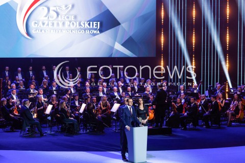  06.02.2018 WARSZAWA TEATR WIELKI<br />GALA 25 LECIA GAZETY POLSKIEJ ORAZ STREFY WOLNEGO SLOWA<br />N/Z PREMIER MATEUSZ MORAWIECKI REDAKTOR NACZELNY GAZETY POLSKIEJ TOMASZ SAKIEWICZ<br /> 