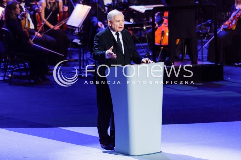  06.02.2018 WARSZAWA TEATR WIELKI<br />GALA 25 LECIA GAZETY POLSKIEJ ORAZ STREFY WOLNEGO SLOWA<br />N/Z PREZES PIS JAROSLAW KACZYNSKI<br /> 