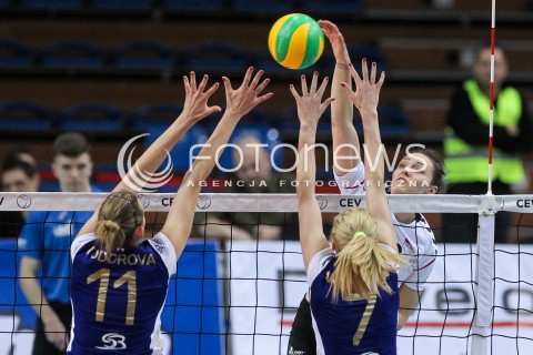  07.02.2018 RZESZOW POLAND<br />SIATKOWKA LIGA MISTRZYN <br />2018 CEV VOLLEYBALL CHAMPIONS LEAGUE - WOMEN <br />MECZ DEVELOPRES SKYRES RZESZOW - VOLERO ZURICH <br />N/Z JELENA BLAGOJEVIC <br /> 