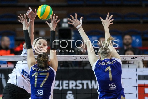  07.02.2018 RZESZOW POLAND<br />SIATKOWKA LIGA MISTRZYN <br />2018 CEV VOLLEYBALL CHAMPIONS LEAGUE - WOMEN <br />MECZ DEVELOPRES SKYRES RZESZOW - VOLERO ZURICH <br />N/Z JULIIA ANDRUSZKO <br /> 