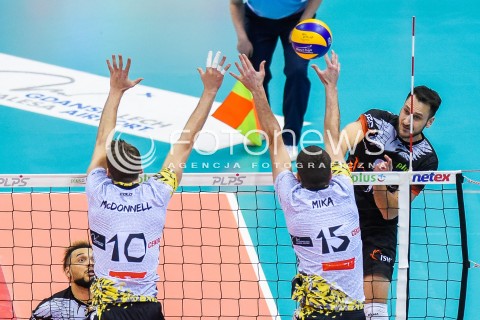  07.02.2018 GDANSK<br />SIATKOWKA - PLUS LIGA SEZON 2017/2018<br />MECZ TREFL GDANSK - JASTRZEBSKI WEGIEL<br />N/Z JASON DE ROCCO<br /> 