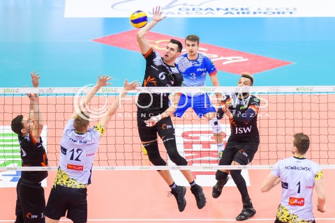  07.02.2018 GDANSK<br />SIATKOWKA - PLUS LIGA SEZON 2017/2018<br />MECZ TREFL GDANSK - JASTRZEBSKI WEGIEL<br />N/Z DAMIAN BORUCH<br /> 