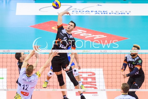  07.02.2018 GDANSK<br />SIATKOWKA - PLUS LIGA SEZON 2017/2018<br />MECZ TREFL GDANSK - JASTRZEBSKI WEGIEL<br />N/Z DAMIAN BORUCH<br /> 