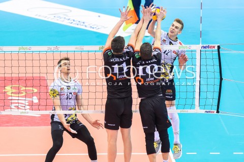  07.02.2018 GDANSK<br />SIATKOWKA - PLUS LIGA SEZON 2017/2018<br />MECZ TREFL GDANSK - JASTRZEBSKI WEGIEL<br />N/Z DANELL MCDONELL ARTUR SZALPUK<br /> 