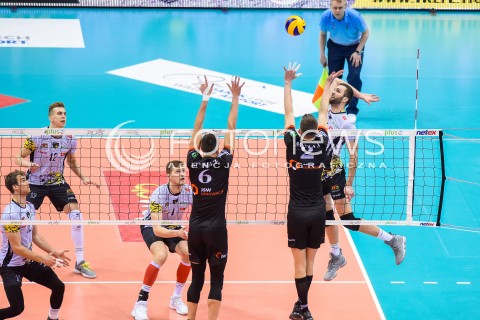  07.02.2018 GDANSK<br />SIATKOWKA - PLUS LIGA SEZON 2017/2018<br />MECZ TREFL GDANSK - JASTRZEBSKI WEGIEL<br />N/Z ARTUR SZALPUK PIOTR NOWAKOWSKI MATEUSZ MIKA<br /> 