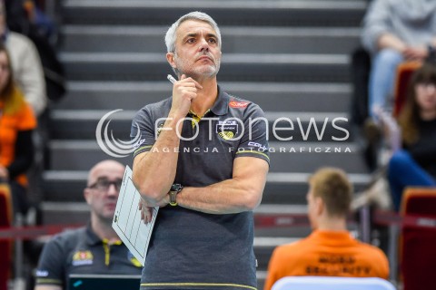  07.02.2018 GDANSK<br />SIATKOWKA - PLUS LIGA SEZON 2017/2018<br />MECZ TREFL GDANSK - JASTRZEBSKI WEGIEL<br />N/Z ANDREA ANASTASI<br /> 