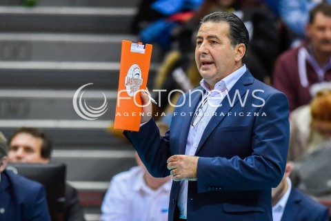  07.02.2018 GDANSK<br />SIATKOWKA - PLUS LIGA SEZON 2017/2018<br />MECZ TREFL GDANSK - JASTRZEBSKI WEGIEL<br />N/Z FERDINANDO DE GIORGI<br /> 