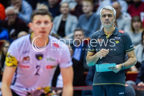  07.02.2018 GDANSK<br />SIATKOWKA - PLUS LIGA SEZON 2017/2018<br />MECZ TREFL GDANSK - JASTRZEBSKI WEGIEL<br />N/Z ANDREA ANASTASI<br /> 