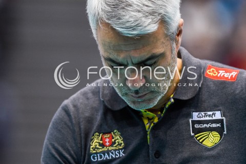  07.02.2018 GDANSK<br />SIATKOWKA - PLUS LIGA SEZON 2017/2018<br />MECZ TREFL GDANSK - JASTRZEBSKI WEGIEL<br />N/Z ANDREA ANASTASI<br /> 