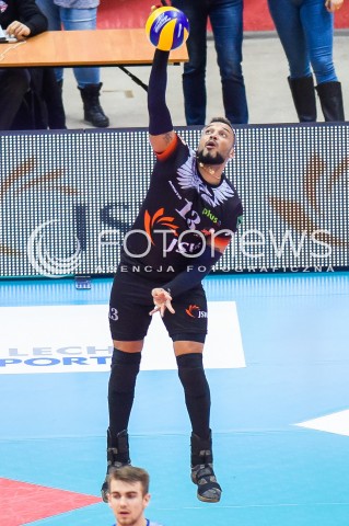  07.02.2018 GDANSK<br />SIATKOWKA - PLUS LIGA SEZON 2017/2018<br />MECZ TREFL GDANSK - JASTRZEBSKI WEGIEL<br />N/Z SALVADOR HIDALGO OLIVA<br /> 