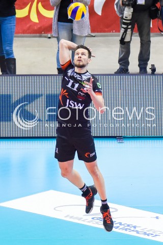  07.02.2018 GDANSK<br />SIATKOWKA - PLUS LIGA SEZON 2017/2018<br />MECZ TREFL GDANSK - JASTRZEBSKI WEGIEL<br />N/Z WOJCIECH SOBALA<br /> 