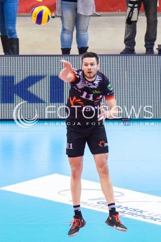  07.02.2018 GDANSK<br />SIATKOWKA - PLUS LIGA SEZON 2017/2018<br />MECZ TREFL GDANSK - JASTRZEBSKI WEGIEL<br />N/Z WOJCIECH SOBALA<br /> 