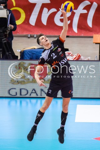  07.02.2018 GDANSK<br />SIATKOWKA - PLUS LIGA SEZON 2017/2018<br />MECZ TREFL GDANSK - JASTRZEBSKI WEGIEL<br />N/Z MACIEJ MUZAJ<br /> 