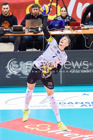  07.02.2018 GDANSK<br />SIATKOWKA - PLUS LIGA SEZON 2017/2018<br />MECZ TREFL GDANSK - JASTRZEBSKI WEGIEL<br />N/Z DAMIAN SCHULZ<br /> 