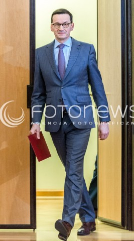  08.02.2018 WARSZAWA<br />KONFERENCJA PRASOWA PREMIERA MATEUSZA MORAWIECKIEGO I MINISTRA ZDROWIA LUKASZA SZUMOWSKIEGO NA TEMAT POROZUMIENIA Z LEKARZAMI REZYDENTAMI<br />N/Z MATEUSZ MORAWIECKI<br /> 