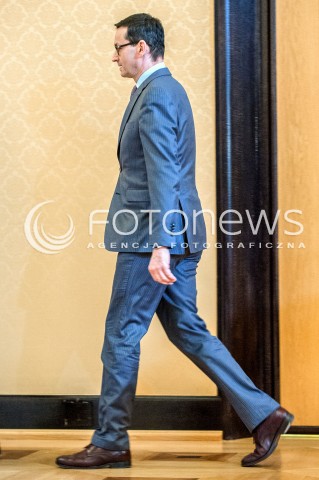  08.02.2018 WARSZAWA<br />KONFERENCJA PRASOWA PREMIERA MATEUSZA MORAWIECKIEGO I MINISTRA ZDROWIA LUKASZA SZUMOWSKIEGO NA TEMAT POROZUMIENIA Z LEKARZAMI REZYDENTAMI<br />N/Z MATEUSZ MORAWIECKI<br /> 