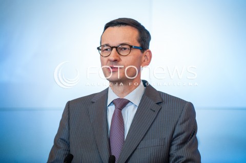 08.02.2018 WARSZAWA<br />KONFERENCJA PRASOWA PREMIERA MATEUSZA MORAWIECKIEGO I MINISTRA ZDROWIA LUKASZA SZUMOWSKIEGO NA TEMAT POROZUMIENIA Z LEKARZAMI REZYDENTAMI<br />N/Z MATEUSZ MORAWIECKI<br /> 