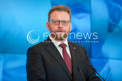  08.02.2018 WARSZAWA<br />KONFERENCJA PRASOWA PREMIERA MATEUSZA MORAWIECKIEGO I MINISTRA ZDROWIA LUKASZA SZUMOWSKIEGO NA TEMAT POROZUMIENIA Z LEKARZAMI REZYDENTAMI<br />N/Z LUKASZ SZUMOWSKI<br /> 