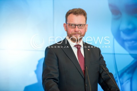  08.02.2018 WARSZAWA<br />KONFERENCJA PRASOWA PREMIERA MATEUSZA MORAWIECKIEGO I MINISTRA ZDROWIA LUKASZA SZUMOWSKIEGO NA TEMAT POROZUMIENIA Z LEKARZAMI REZYDENTAMI<br />N/Z LUKASZ SZUMOWSKI<br /> 