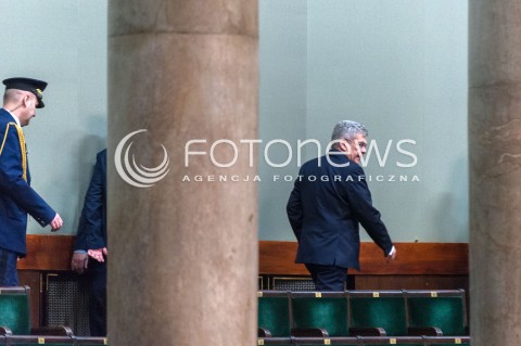  08.02.2018 WARSZAWA SEJM<br />POSIEDZENIE SEJMU<br />N/Z STANISLAW KARCZEWSKI<br /> 