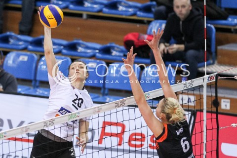  10.02.2018 RZESZOW <br />SIATKOWKA LIGA SIATKOWKI KOBIET LSK 2017/2018 WOMEN VOLLEYBALL POLAND POLISH LEAGUE <br />MECZ DEVELOPRES SKYRES RZESZOW - KSZO OSTROWIEC SWIETOKRZYSKI <br />N/Z JELENA BLAGOJEVIC <br /> 