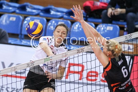  10.02.2018 RZESZOW <br />SIATKOWKA LIGA SIATKOWKI KOBIET LSK 2017/2018 WOMEN VOLLEYBALL POLAND POLISH LEAGUE <br />MECZ DEVELOPRES SKYRES RZESZOW - KSZO OSTROWIEC SWIETOKRZYSKI <br />N/Z JELENA BLAGOJEVIC <br /> 