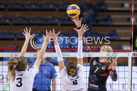  10.02.2018 RZESZOW <br />SIATKOWKA LIGA SIATKOWKI KOBIET LSK 2017/2018 WOMEN VOLLEYBALL POLAND POLISH LEAGUE <br />MECZ DEVELOPRES SKYRES RZESZOW - KSZO OSTROWIEC SWIETOKRZYSKI <br />N/Z NATALIA SKRZYPKOWSKA <br /> 