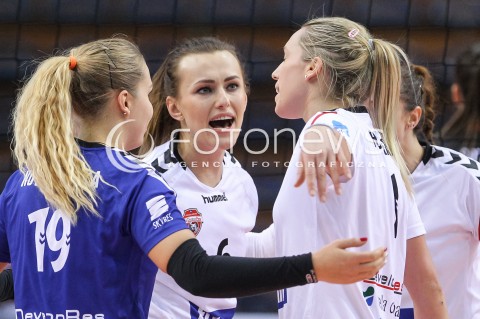  10.02.2018 RZESZOW <br />SIATKOWKA LIGA SIATKOWKI KOBIET LSK 2017/2018 WOMEN VOLLEYBALL POLAND POLISH LEAGUE <br />MECZ DEVELOPRES SKYRES RZESZOW - KSZO OSTROWIEC SWIETOKRZYSKI <br />N/Z KATARZYNA ZABINSKA RADOSC EMOCJE <br /> 