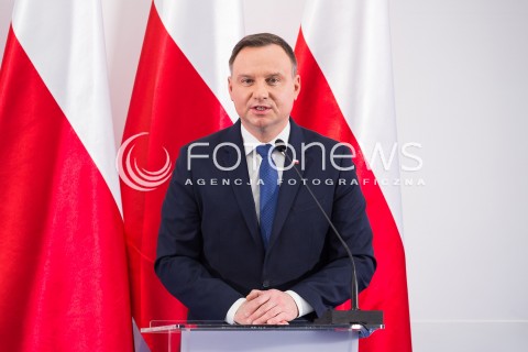  13.02.2018 LODZ<br />WIZYTA PARY PREZYDENCKIEJ W INSTYTUCIE CENTRUM ZDROWIA MATKI POLKI W LODZI <br />N/Z PREZYDENT ANDRZEJ DUDA<br /> 
