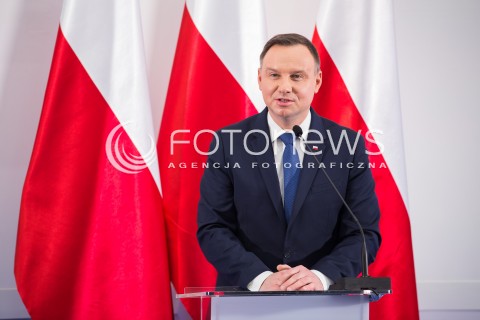  13.02.2018 LODZ<br />WIZYTA PARY PREZYDENCKIEJ W INSTYTUCIE CENTRUM ZDROWIA MATKI POLKI W LODZI <br />N/Z PREZYDENT ANDRZEJ DUDA<br /> 