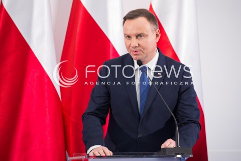  13.02.2018 LODZ<br />WIZYTA PARY PREZYDENCKIEJ W INSTYTUCIE CENTRUM ZDROWIA MATKI POLKI W LODZI <br />N/Z PREZYDENT ANDRZEJ DUDA<br /> 