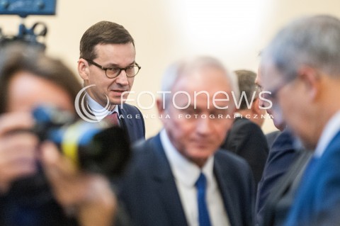  14.02.2018 WARSZAWA<br />POSIEDZENIE RADY MINISTROW<br />N/Z KRZYSZTOF TCHORZEWSKI MATEUSZ MORAWIECKI<br /> 