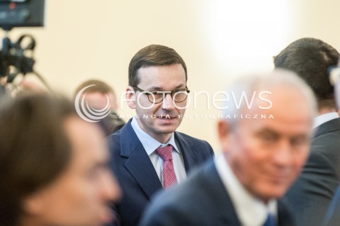  14.02.2018 WARSZAWA<br />POSIEDZENIE RADY MINISTROW<br />N/Z MATEUSZ MORAWIECKI<br /> 