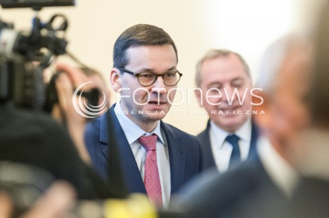  14.02.2018 WARSZAWA<br />POSIEDZENIE RADY MINISTROW<br />N/Z MATEUSZ MORAWIECKI <br /> 