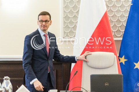  14.02.2018 WARSZAWA<br />POSIEDZENIE RADY MINISTROW<br />N/Z MATEUSZ MORAWIECKI<br /> 