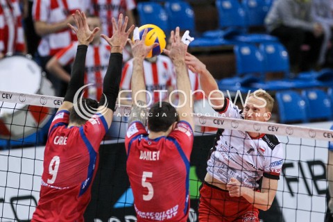 14.02.2018 RZESZOW POLAND<br />SIATKOWKA PUCHAR CEV <br />MEN VOLLEYBALL CEV CUP <br />MATCH ASSECO RESOVIA - GFC AJACCIO VB <br />N/Z JAKUB JAROSZ <br /> 