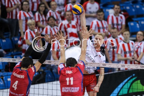  14.02.2018 RZESZOW POLAND<br />SIATKOWKA PUCHAR CEV <br />MEN VOLLEYBALL CEV CUP <br />MATCH ASSECO RESOVIA - GFC AJACCIO VB <br />N/Z JAKUB JAROSZ <br /> 